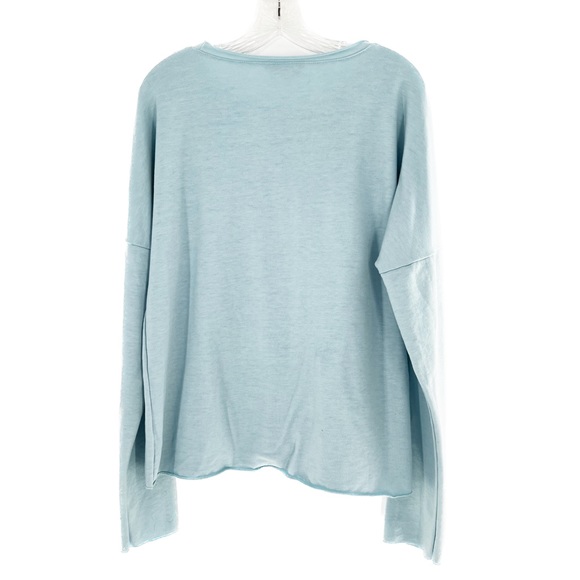 Lilicloth Graphic Yes I'm Cold ME 24:7 Long Sleeve Baby Blue T-Shirt Size Medium - Picture 9 of 16